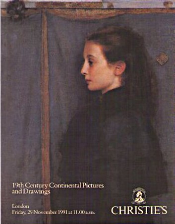 Christies November 1991 19th Century Continental Pictures & Draw (Digital Only)