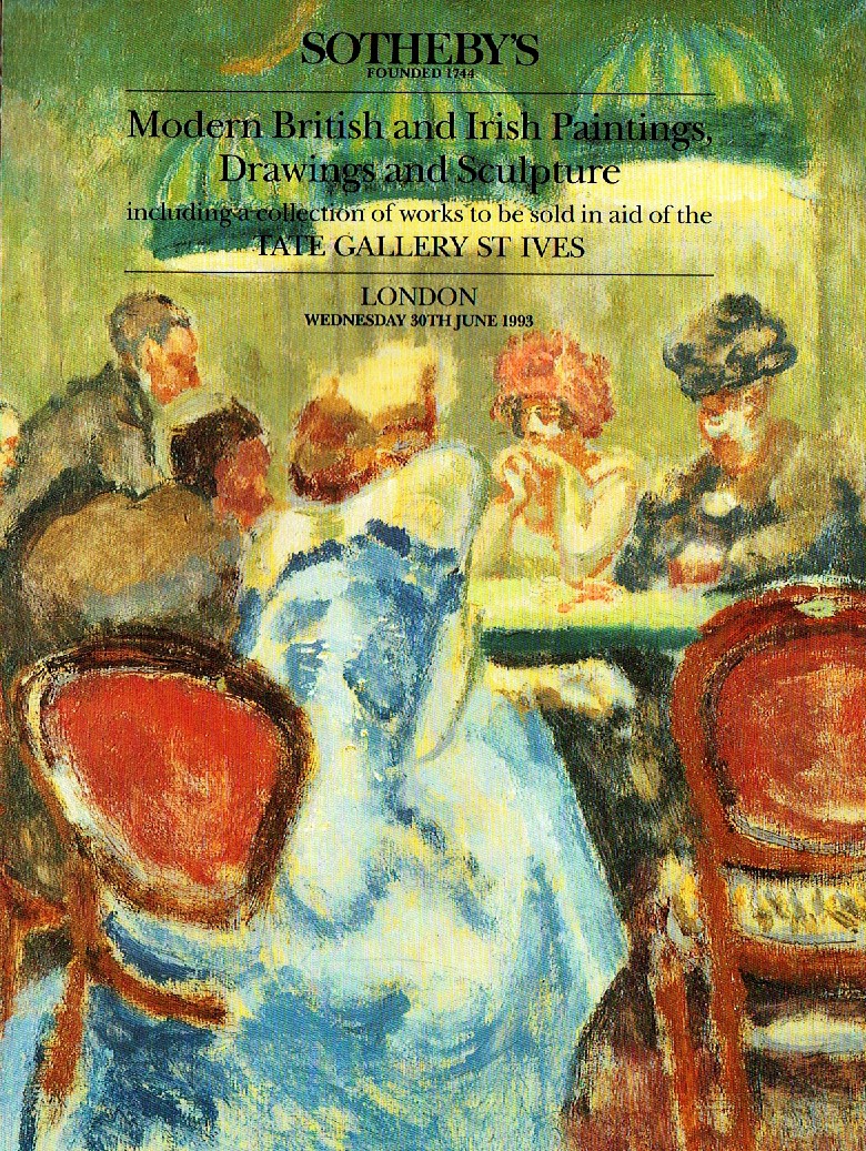 Sothebys June 1993 Modern British and Irish Paintings, Drawings a (Digital Only)