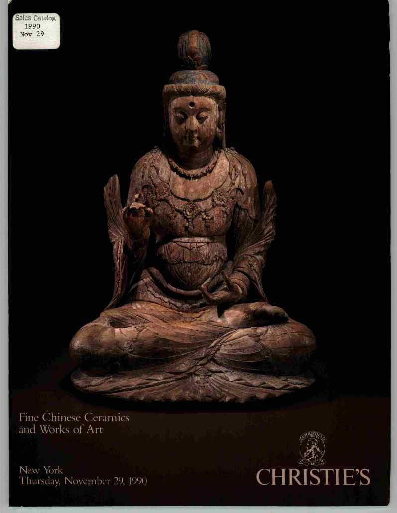 Christies November 1990 Fine Chinese Ceramics and Works of Art (Digital Only)