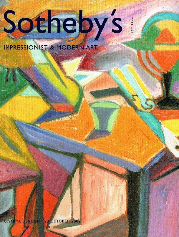 Sothebys October 2002 Impressionist & Modern Art (Digital Only)