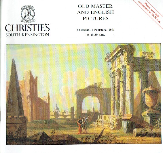 Christies February 1991 Old Master & English Pictures (Digital Only)