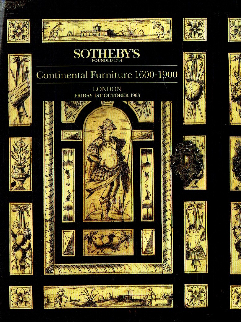 Sothebys October 1993 Continental Furniture 1600-1900 (Digital Only)