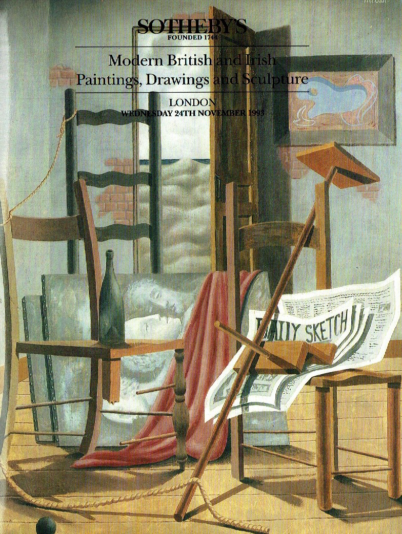 Sothebys November 1993 Modern British and Irish Paintings, Drawin (Digital Only