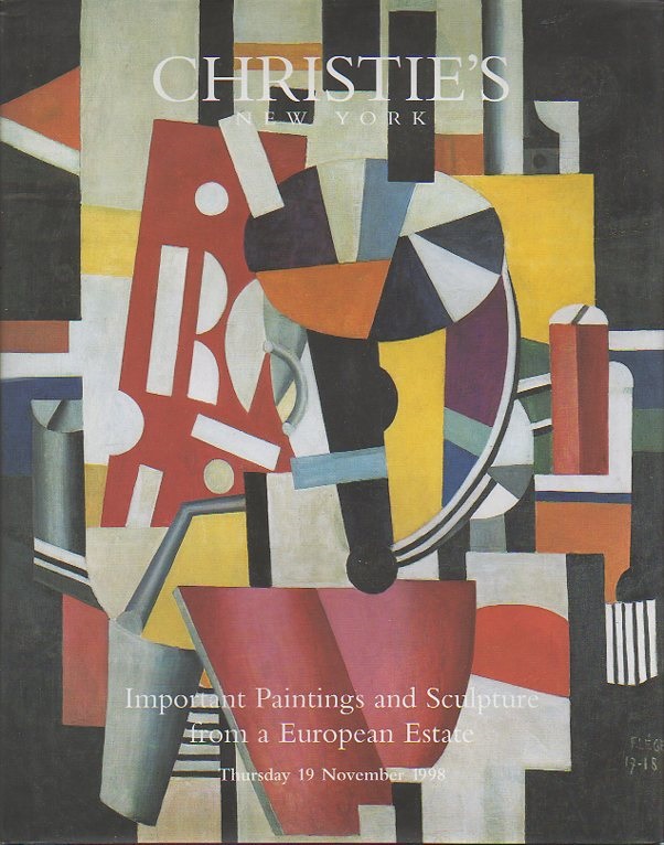Christies November 1998 Important Paintings and Sculpture from a (Digital Only)