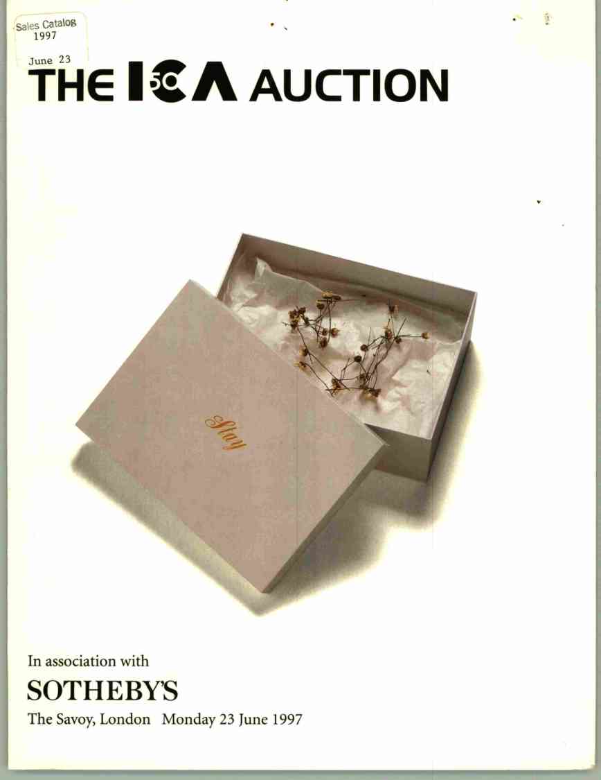 Sothebys June 1997 The ICA 50th Anniversary Auction (Digital Only)