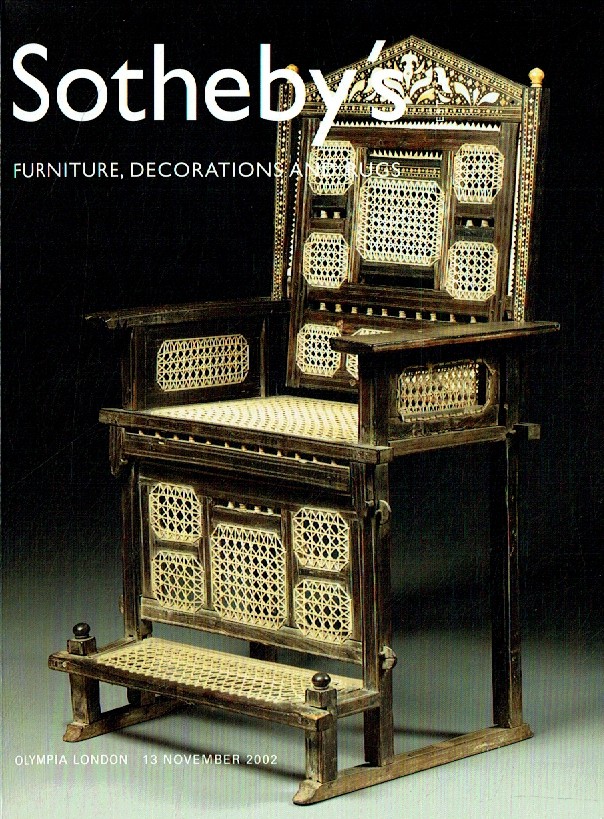 Sothebys November 2002 Furniture, Decorationd & Rugs (Digital Only)