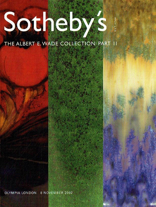 Sothebys November 2002 The Albert E Wade Collection: Part II (Digital Only)
