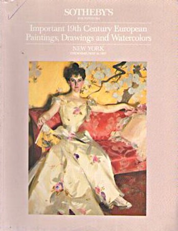 Sothebys May 1987 Important 19th century European Paintings, Draw (Digital Only)