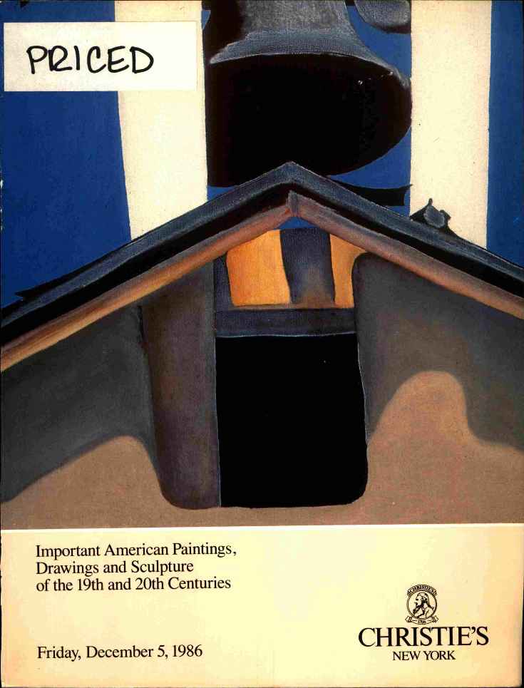 Christies December 1988 Important American Paintings, Drawings (Digital Only)