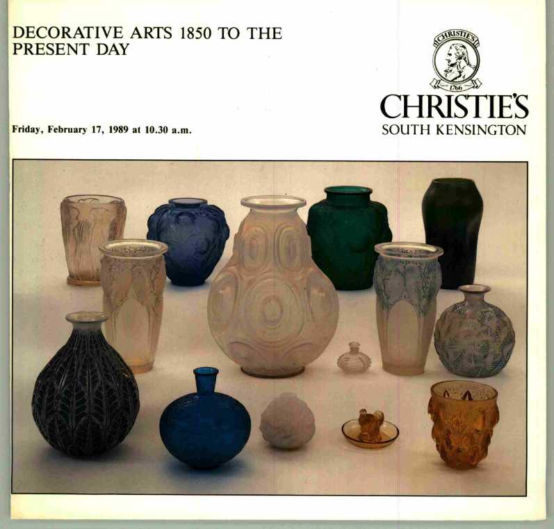 Christies February 1989 Decorative Arts 1850 to the Present Day (Digital Only)