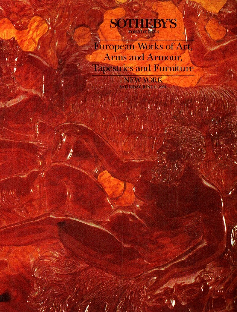 Sothebys June 1991 European Works of Art, Arms & Armour, Furnitur (Digital Only)