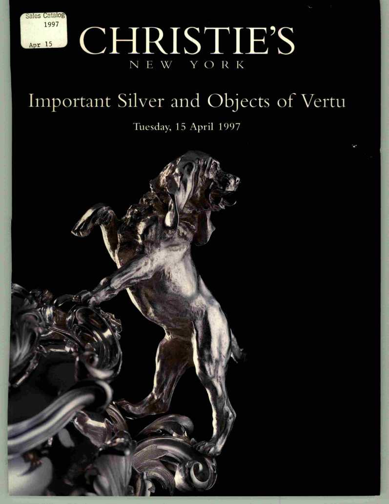 Christies April 1997 Important Silver and Objects of Vertu (Digital Only)