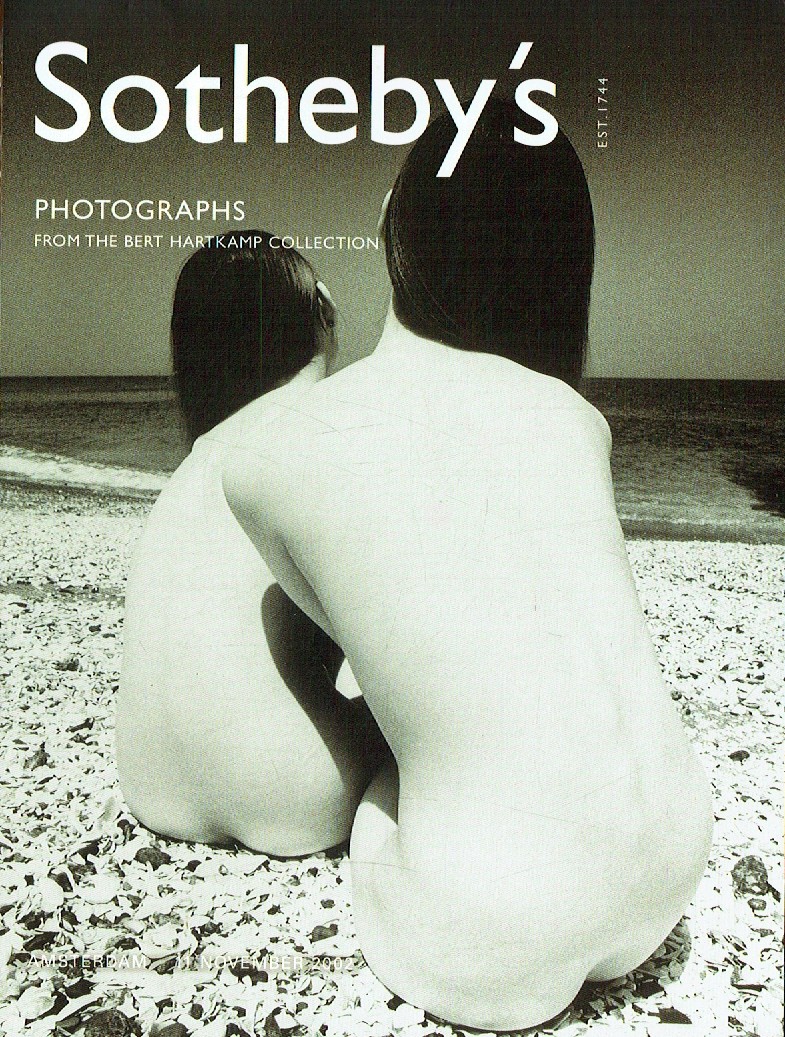 Sothebys November 2002 Photographs from the Bert Hartkamp Collect (Digital Only)