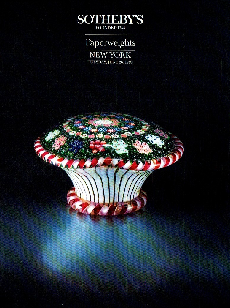 Sothebys June 1990 Paperweights (Digital Only)