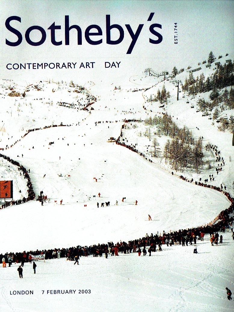Sothebys February 2003 Contemporary Art (Digital Only)