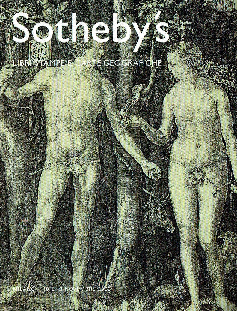 Sothebys & 19th November 2002 Printed Books and Atlases (Digital Only)