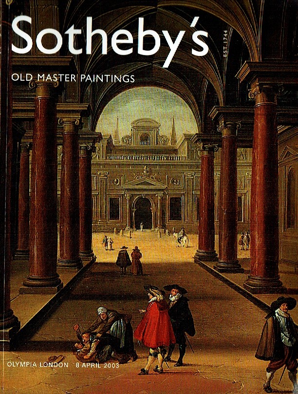 Sothebys April 2003 Old Master Paintings (Digital Only)
