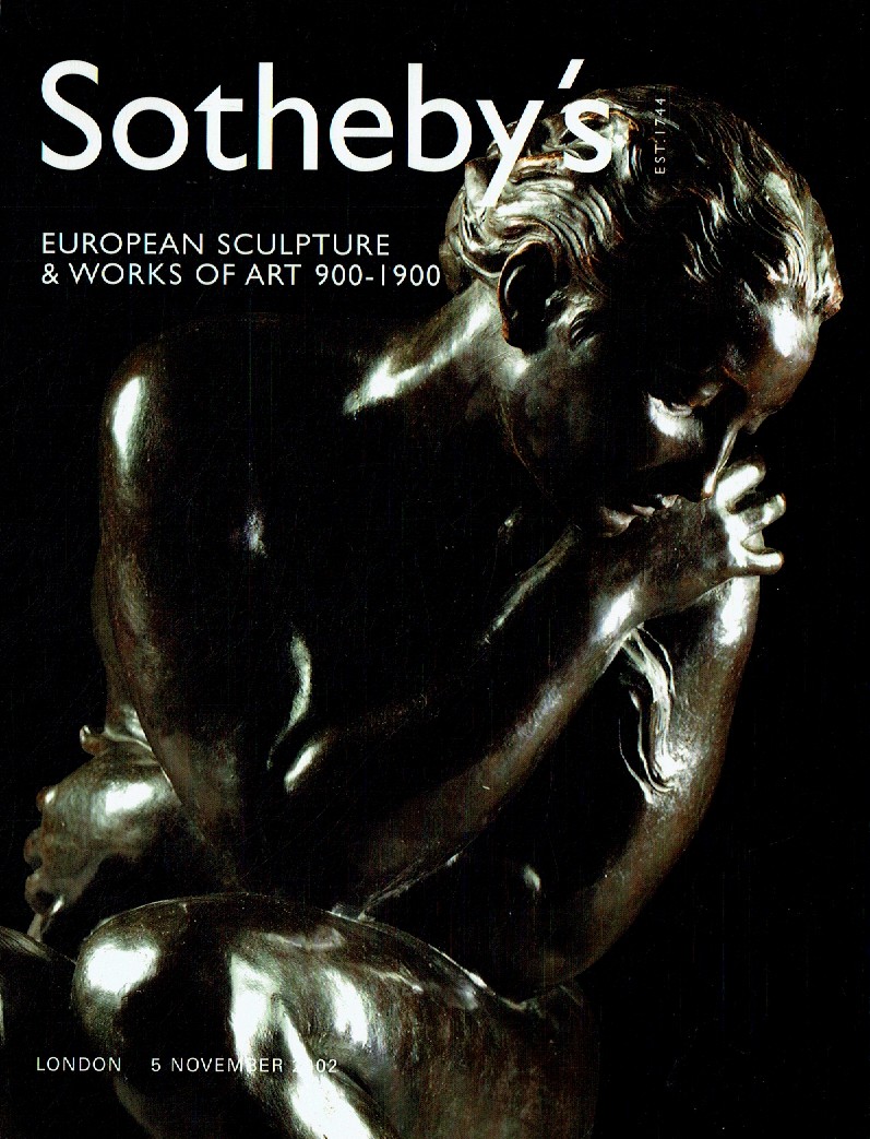 Sothebys November 2002 European Sculpture & Works of Art 900-1900 (Digitial Only