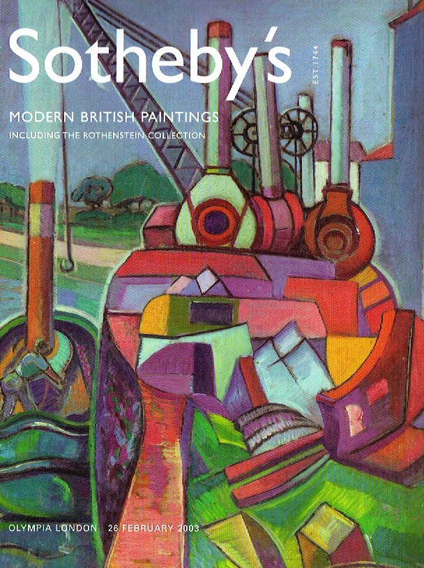 Sothebys February 2003 Modern British Paintings Including The Rot (Digital Only