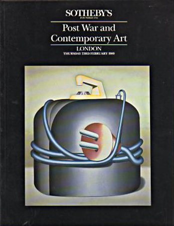 Sothebys February 1989 Post War & Contemporary Art (Digital Only)