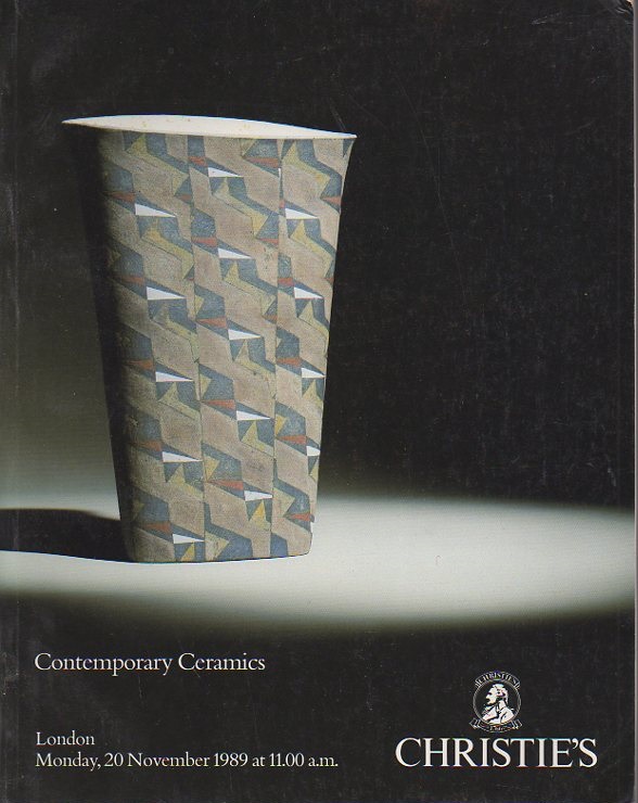 Christies November 1989 Contemporary Ceramics (Digital Only)