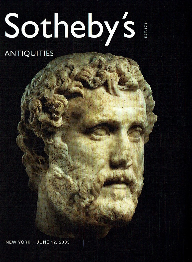 Sothebys June 2003 Antiquities (Digital Only)