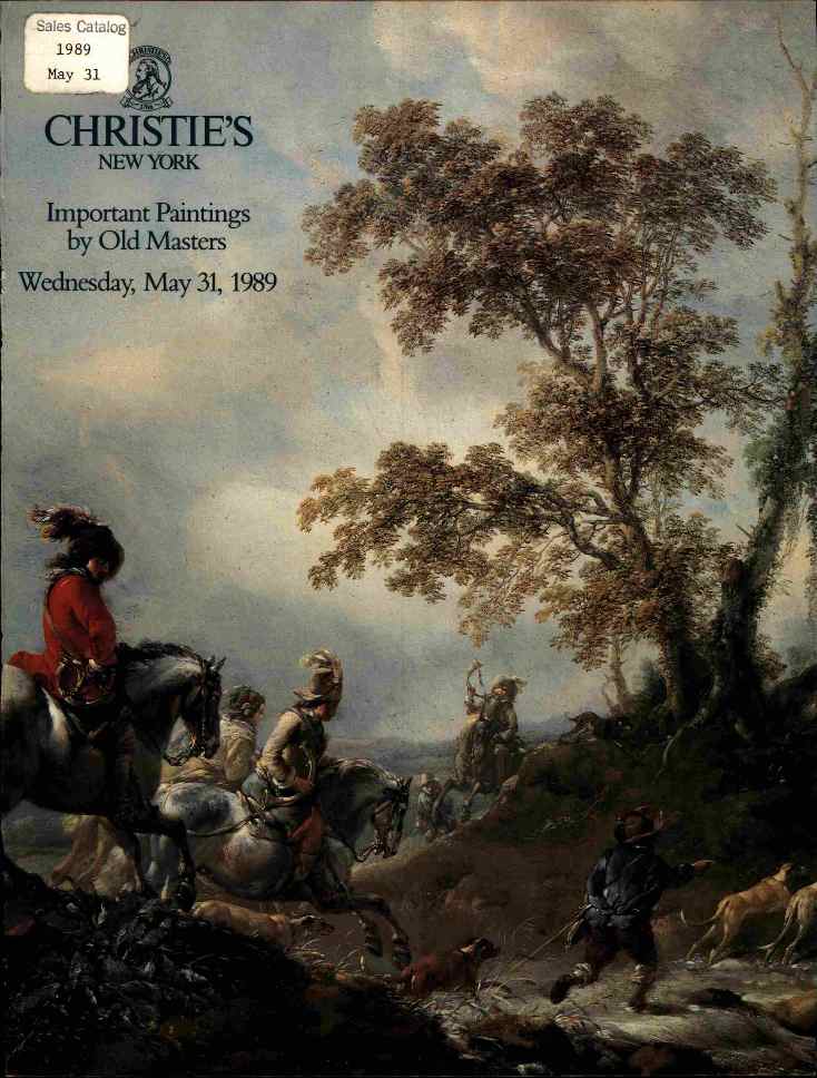 Christies May 1989 Important Paintings by Old Masters (Digital Only)