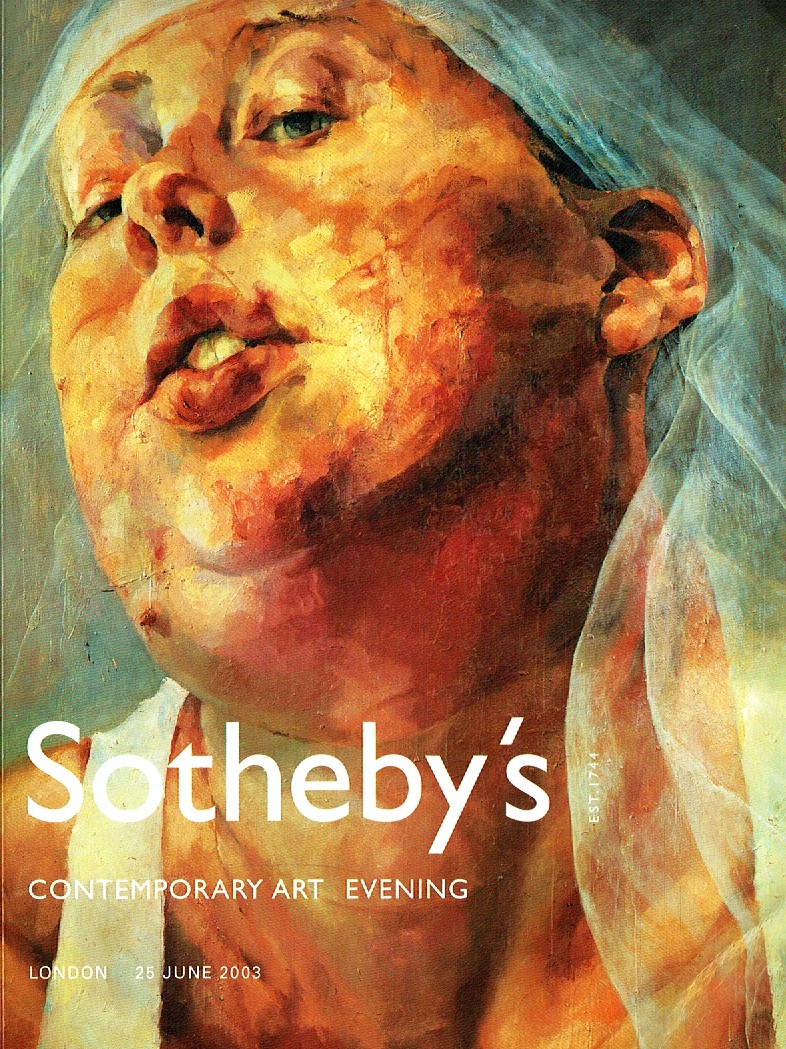 Sothebys June 2003 Contemporary Art / Evening (Digital Only)