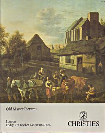 Christies October 1989 Old Master Pictures (Digital Only)