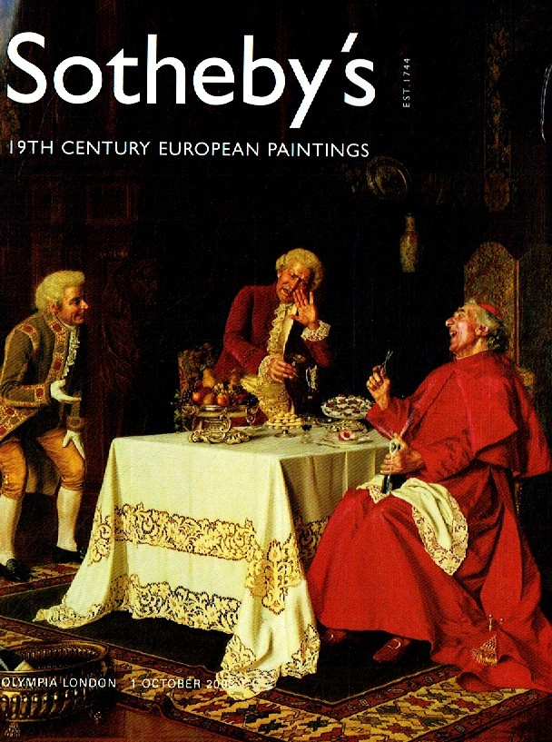 Sothebys October 2003 19th Century European Paintings (Digital Only)
