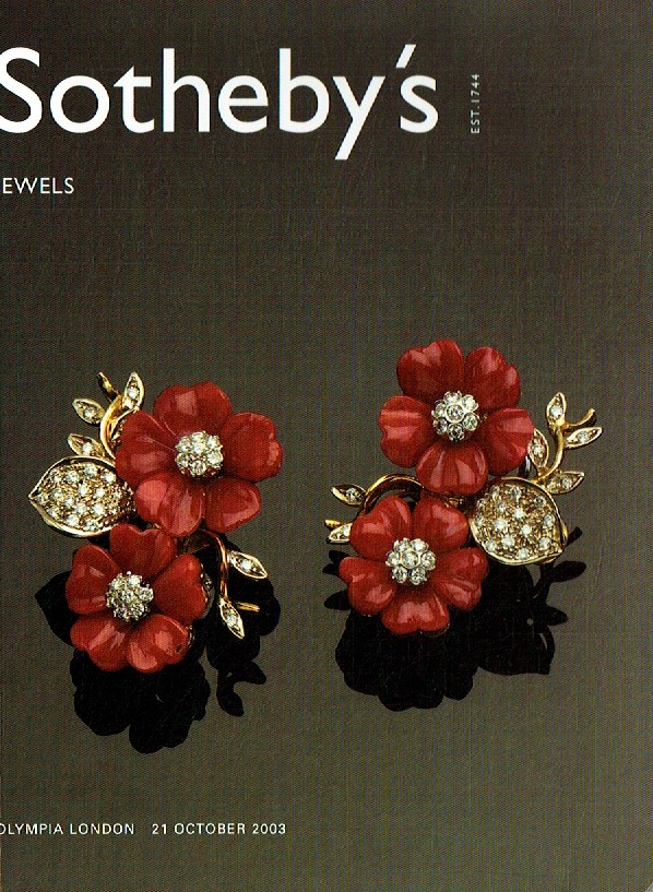 Sothebys October 2003 Jewels (Digitial Only)