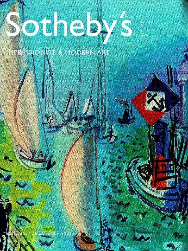 Sothebys October 2003 Impressionist & Modern Art (Digitial Only)