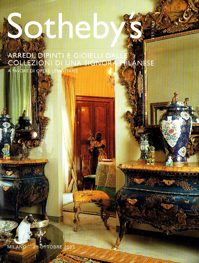 Sothebys October 2003 Furniture, Paintings and Jewelry From the C (Digital Only)