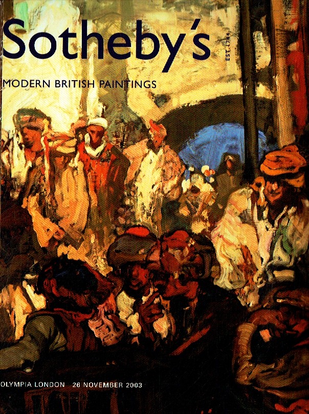 Sothebys November 2003 Modern British Paintings (Digital Only)