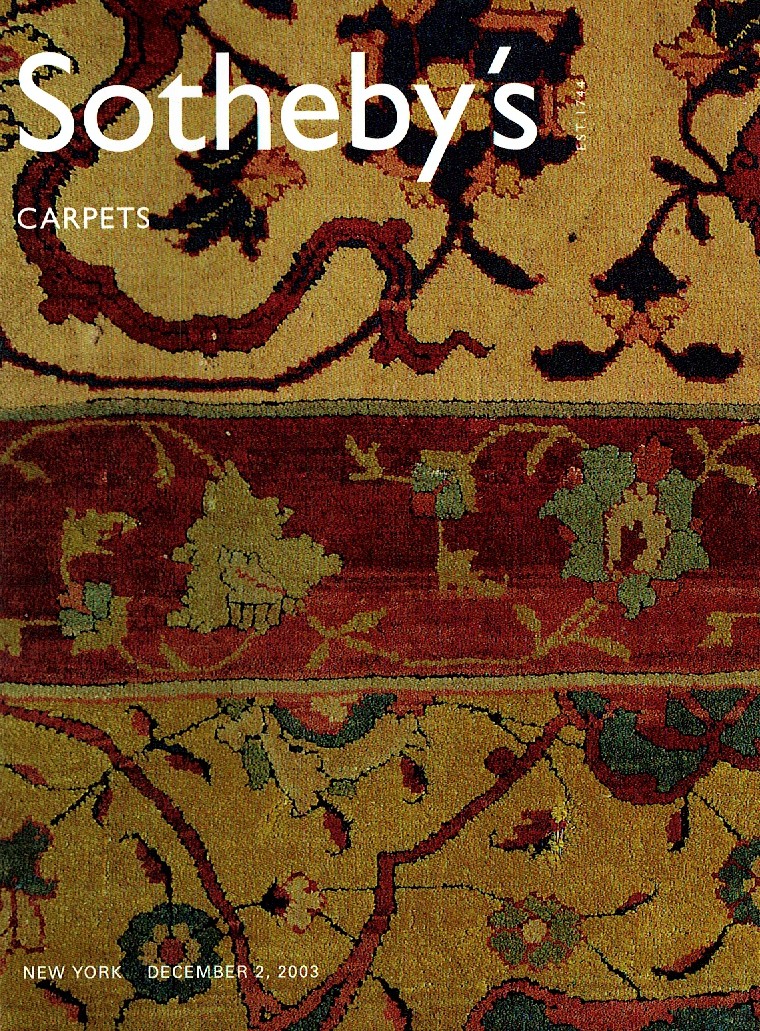 Sothebys December 2003 Carpets (Digital Only)