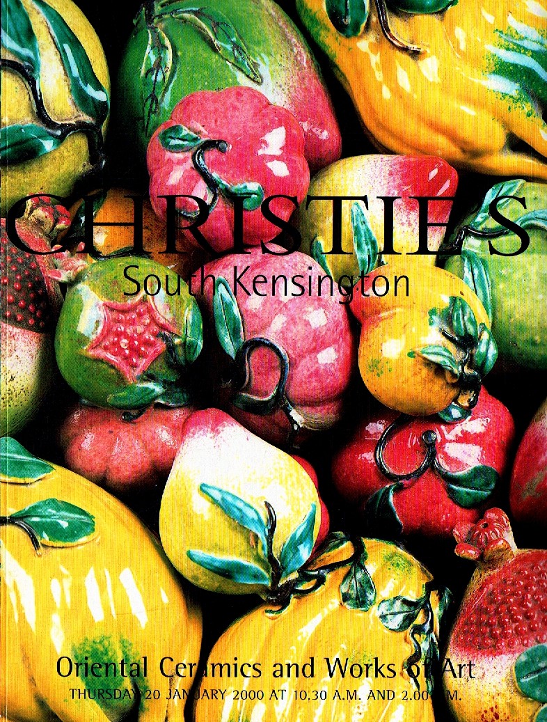 Christies January 2000 Oriental Ceramics and Works of Art (Digital Only)