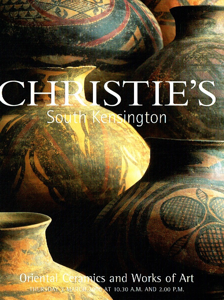 Christies March 2000 Oriental Ceramics & Works of Art (Digital Only)