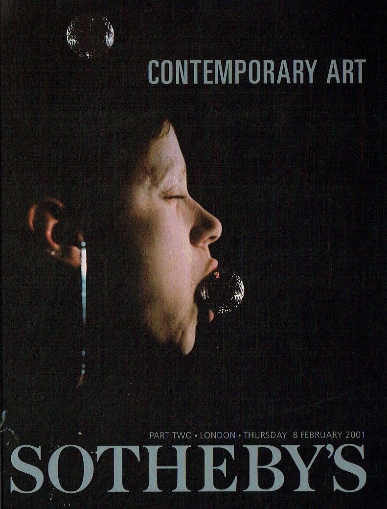 Sothebys February 2001 Contemporary Art - Part II (Digitial Only)