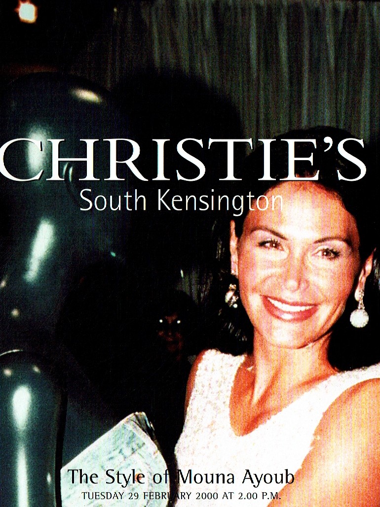 Christies February 2000 The Style of Mouna Ayoub (Digital Only)