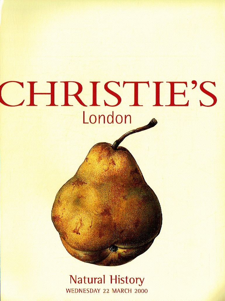 Christies March 2000 Natural History (Digital Only)