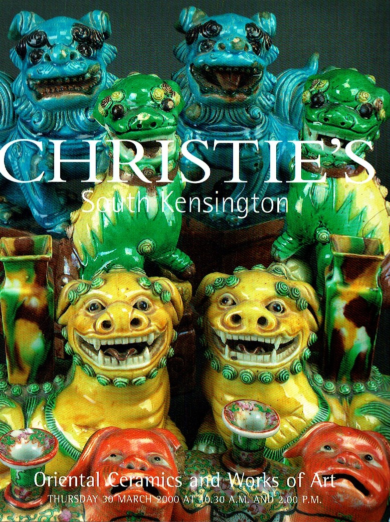 Christies March 2000 Oriental Ceramics & Works of Art (Digital Only)
