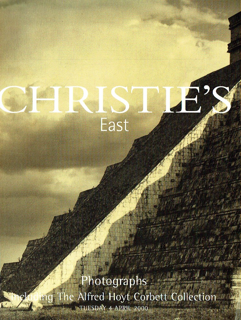 Christies April 2000 Photographs including The Alfred Hoyt Corbe (Digitial Only)