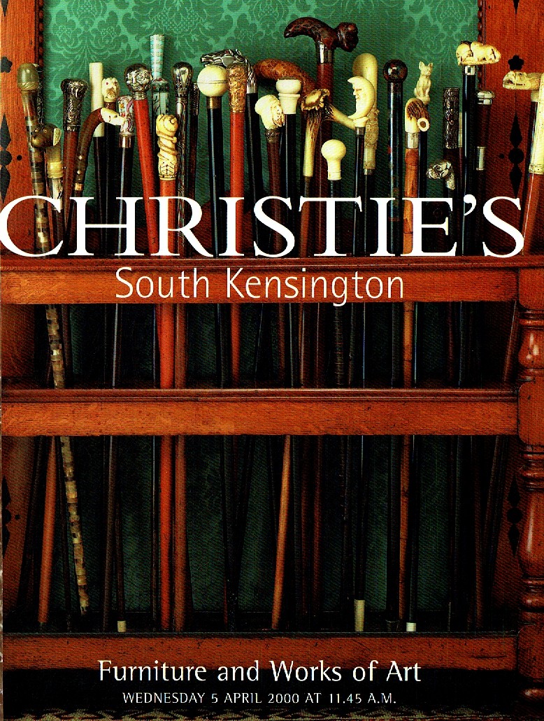 Christies April 2000 Furniture & Works of Art (Digital Only)