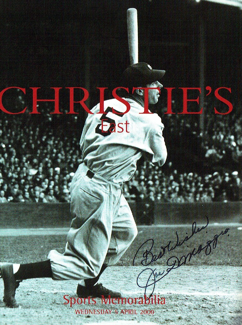 Christies April 2000 Sports Memorabilia (Digitial Only)