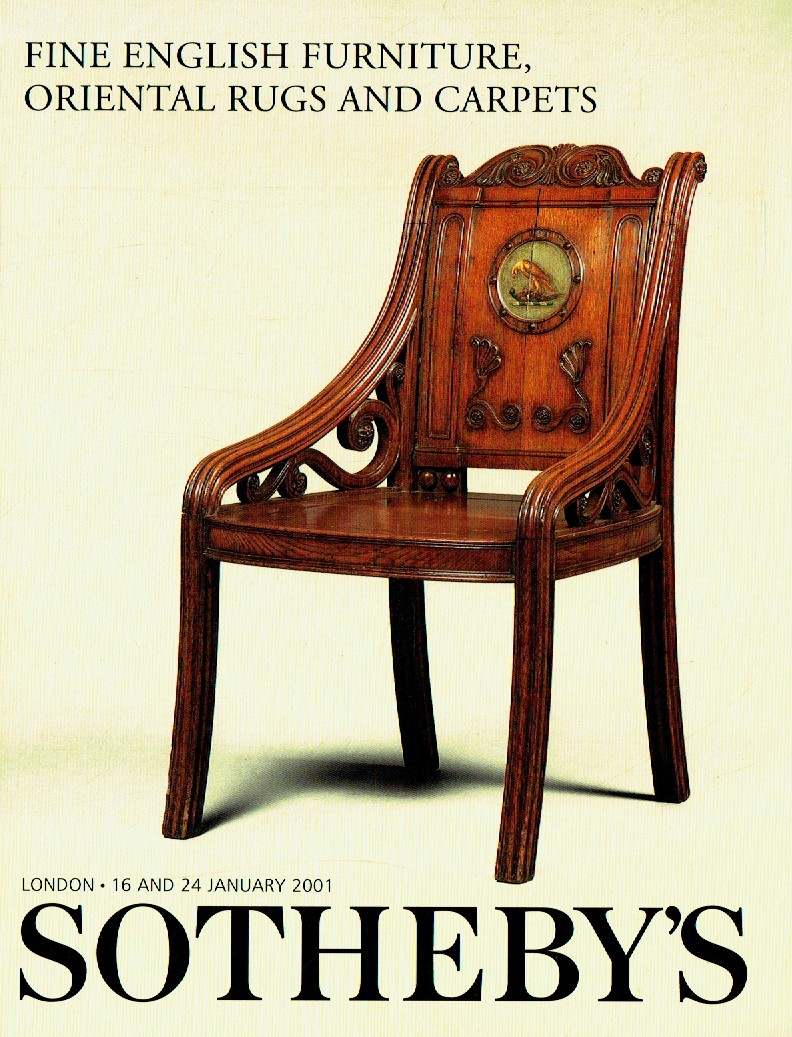 Sothebys January 2001 Fine English Furniture, Oriental Rug (Digital Only)