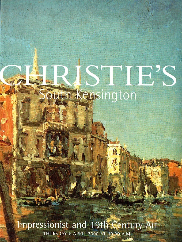 Christies April 2000 Impressionist and 19th Century Art (Digitial Only)