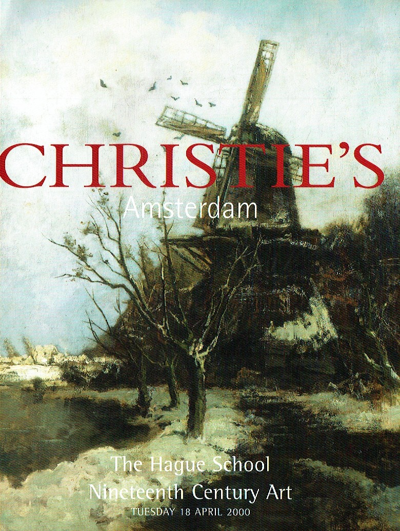 Christies April 2000 The Hague School. Nineteenth Century Art (Digital Only)