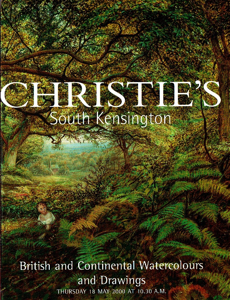 Christies May 2000 British & Continental Watercolours, Drawings (Digitial Only)