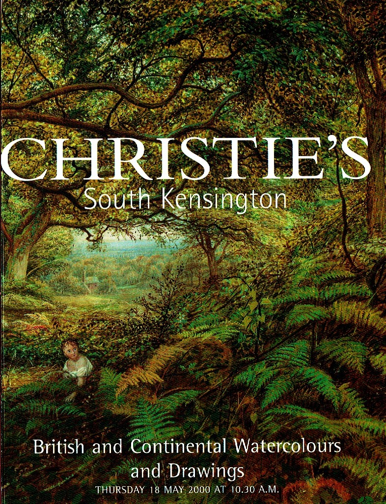 Christies May 2000 British & Continental Watercolours, Drawings (Digital Only)
