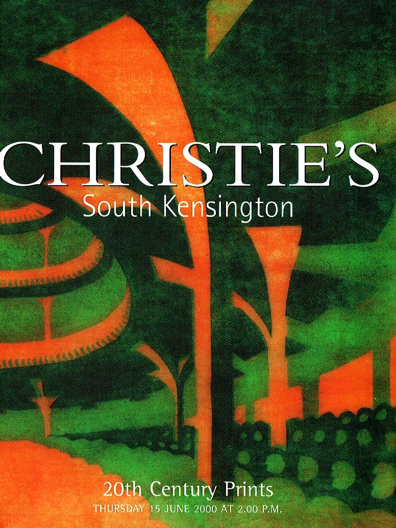 Christies June 2000 20th Century Prints (Digital Only)